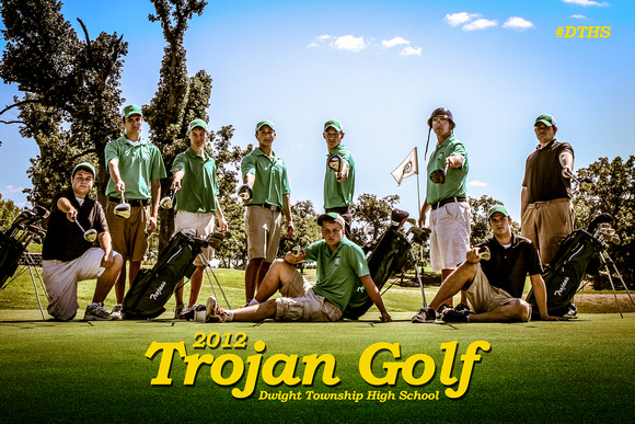 2012 - DTHS - Trojan Varsity Golf